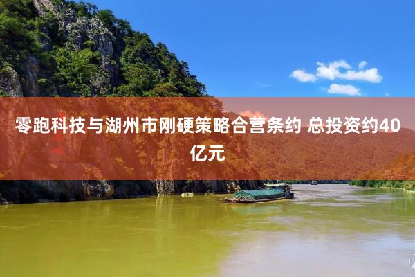 零跑科技与湖州市刚硬策略合营条约 总投资约40亿元